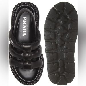 Prada Strappy Slingback Sandal